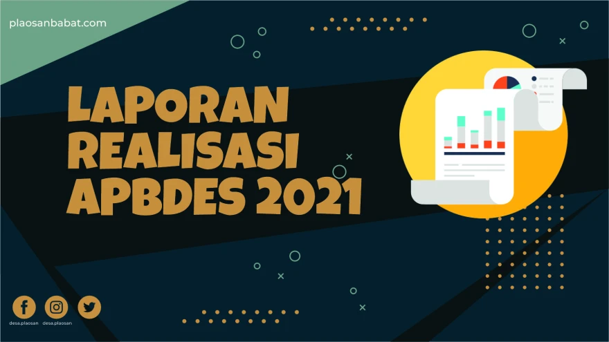 Laporan Realisasi APBDes Desa Plaosan Kecamatan Babat Tahun Anggaran 2021