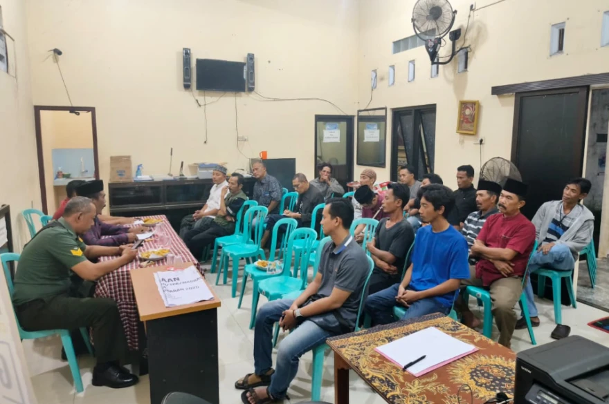 Melalui Musyawarah Mufakat, Pembangunan Koperasi Desa Merah Putih (KDMP) Disepakati Bertempat di Area Lapangan Desa